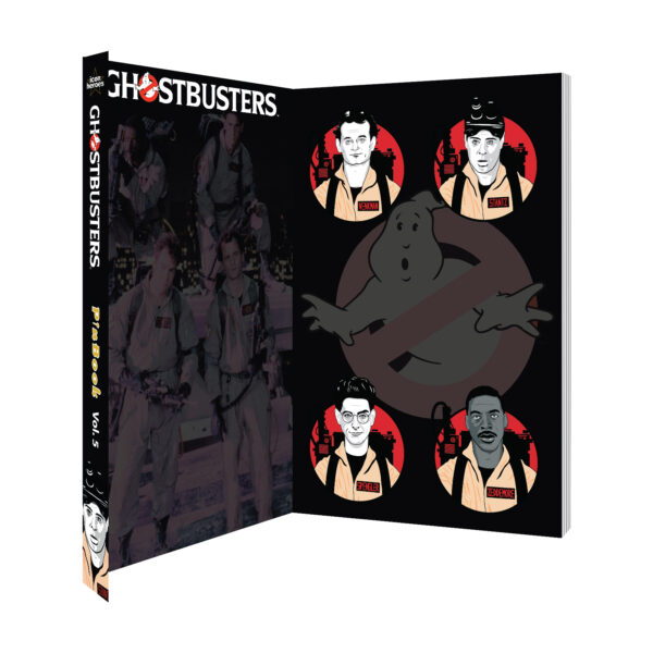 GHOSTBUSTERS V5 ENAMEL PINS 4PC PINBOOK