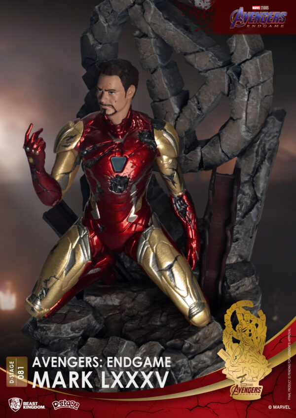 STL216797_3 AVENGERS ENDGAME DS-081 IRON MAN MK85 6IN STATUE