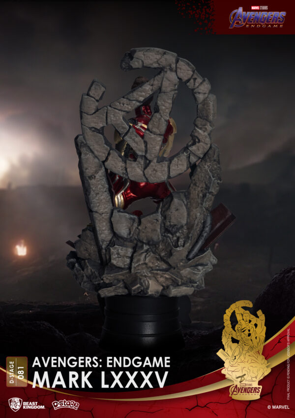 STL216797_4 AVENGERS ENDGAME DS-081 IRON MAN MK85 6IN STATUE