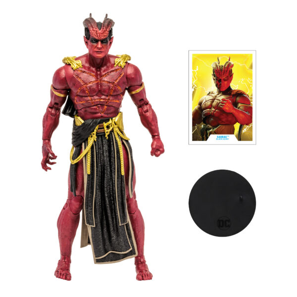 STL219076_1 DC BLACK ADAM MOVIE SABBAC MEGAFIG AF