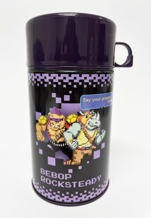 STL222298_2 TIN TITANS TMNT ARCADE PX LUNCHBOX & BEV CONTAINER