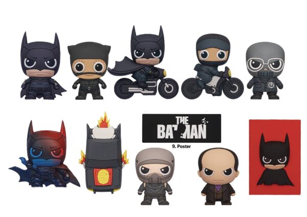 THE BATMAN MOVIE 3D FOAM BAG CLIP 24PC