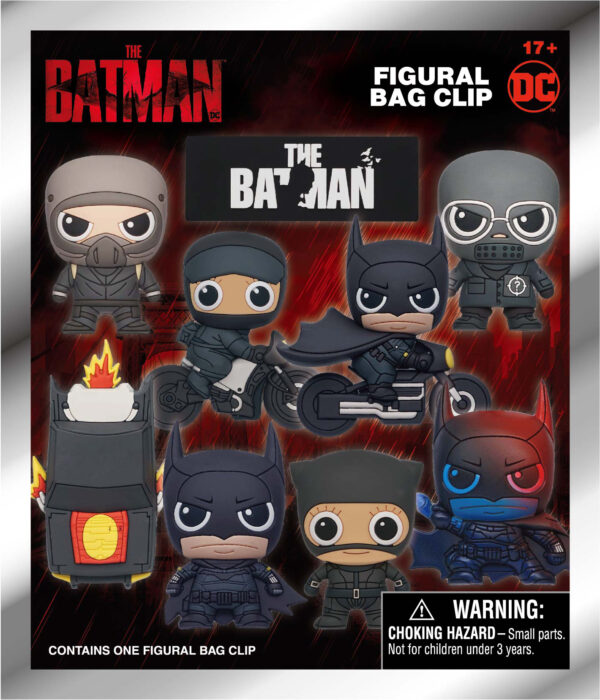 THE BATMAN MOVIE 3D FOAM BAG CLIP 24PC
