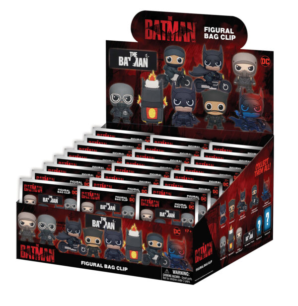 THE BATMAN MOVIE 3D FOAM BAG CLIP 24PC