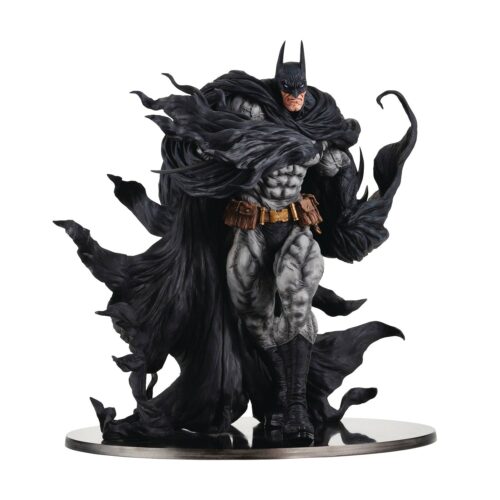 STL224538 SOFBINAL DC BATMAN HARD BLACK VER 14IN VINYL FIGURE