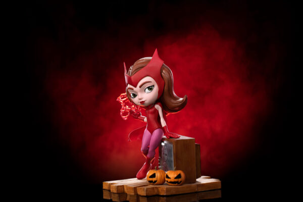 MINICO WANDAVISION WANDA HALLOWEEN VER PVC STATUE