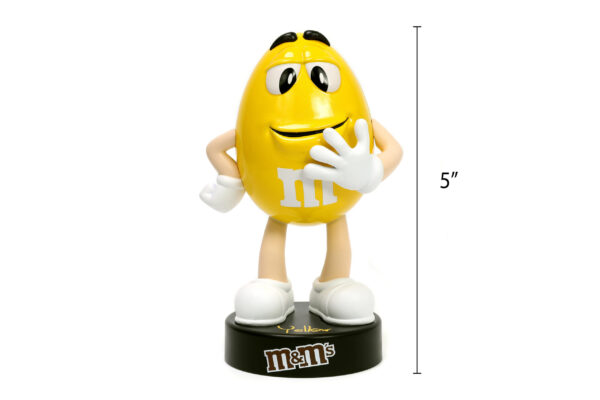 M&MS YELLOW 4IN DIE-CAST FIG