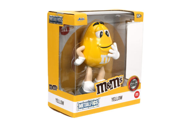 M&MS YELLOW 4IN DIE-CAST FIG