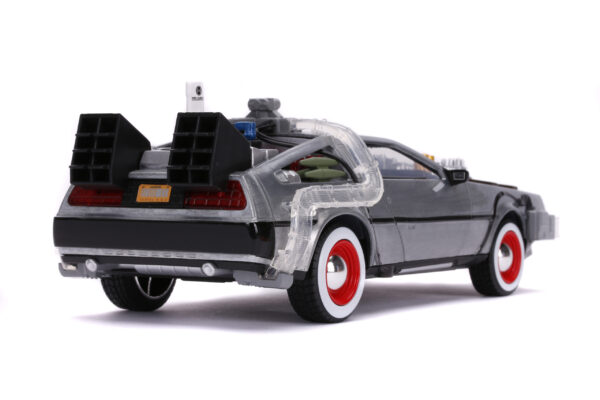 STL229115_4-scaled BTTF PART III TIME MACHINE W/ LIGHT 1/24 VEHICLE