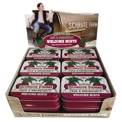STL230545 THE OFFICE SCHRUTE FARMS WELCOME MINTS ( EACH )