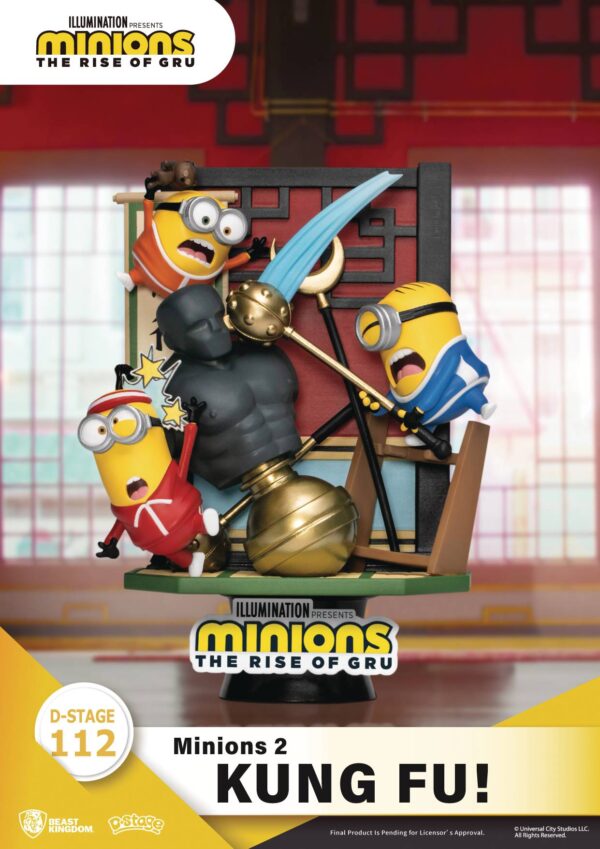STL231013 MINIONS 2 DS-112 KUNG FU D-STAGE SER 6IN STATUE
