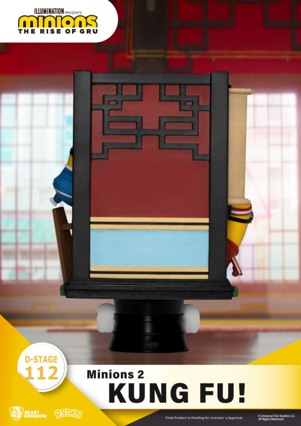 STL231013_2 MINIONS 2 DS-112 KUNG FU D-STAGE SER 6IN STATUE