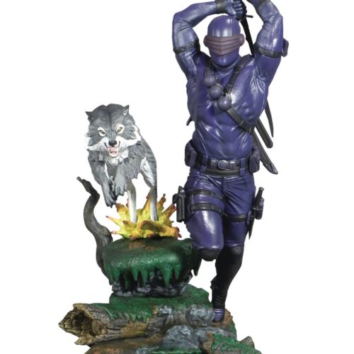 DCD 40TH GI JOE GALLERY SNAKE EYES VARIANT PX PVC STATUE