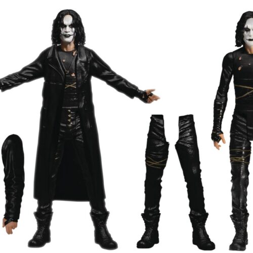 STL232071 5 POINTS MEZCOS MONSTERS THE CROW DELUXE FIG SET