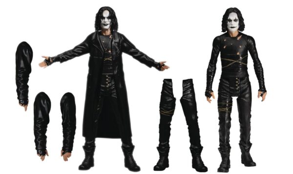 STL232071 5 POINTS MEZCOS MONSTERS THE CROW DELUXE FIG SET