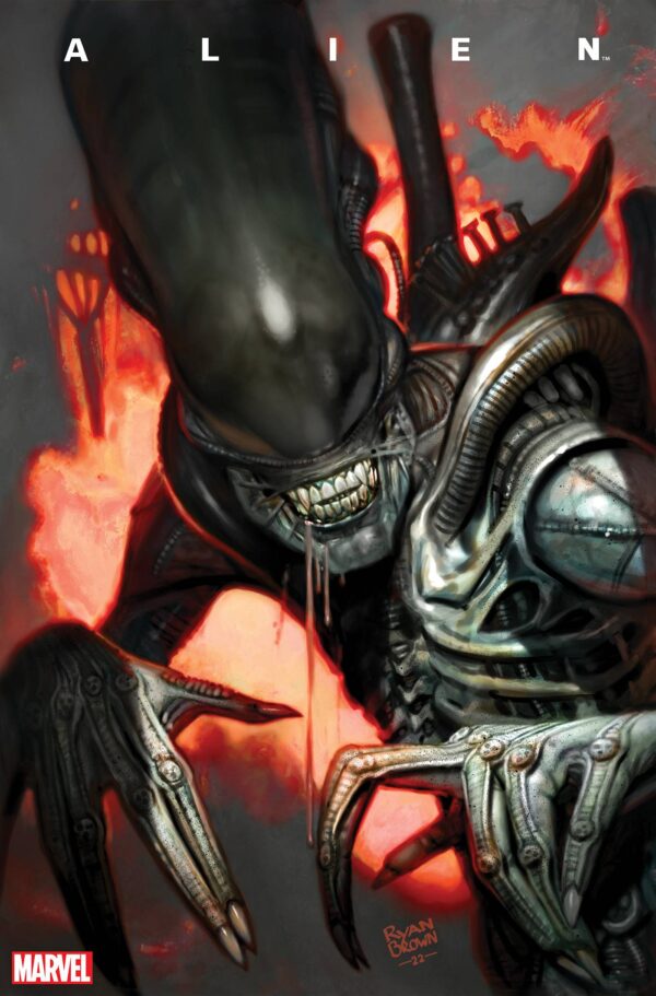 ALIEN #1 50 COPY INCV RYAN BROWN VAR
