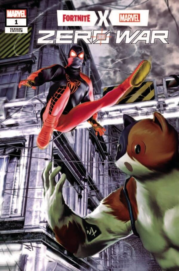 FORTNITE X MARVEL ZERO WAR #1 UK TURINI MILES MORALES EXC