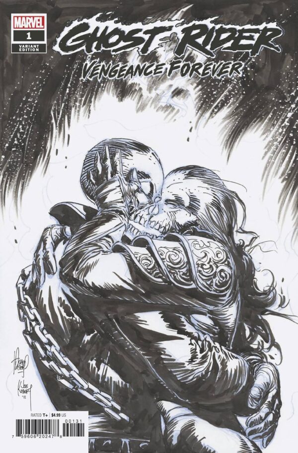 GHOST RIDER VENGEANCE FOREVER #1 KUBERT VAR