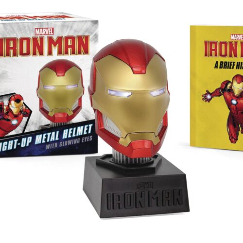 STL237247 MARVEL IRON MAN LIGHT UP METAL HELMET WITH GLOWING EYES