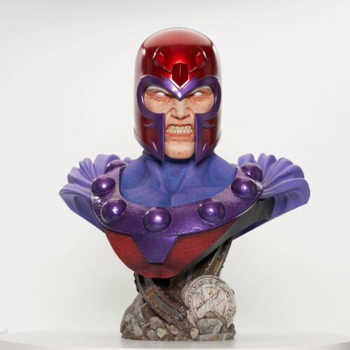 STL239211 MARVEL LEGENDS IN 3D COMIC MAGNETO 1/2 SCALE BUST