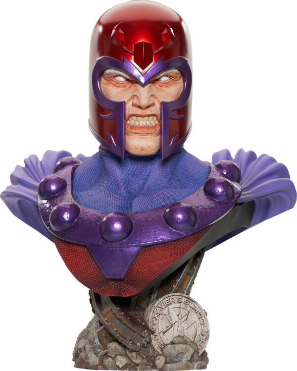 MARVEL LEGENDS IN 3D COMIC MAGNETO 1/2 SCALE BUST
