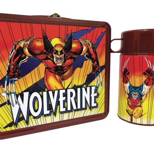 STL240733 TIN TITANS MARVEL WOLVERINE PX LUNCHBOX & BEV CONTAINER...