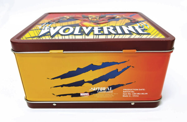 TIN TITANS MARVEL WOLVERINE PX LUNCHBOX & BEV CONTAINER...