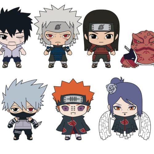 NARUTO SHIPPUDEN SERIES5 3D FOAM BAG CLIP ( EACH )
