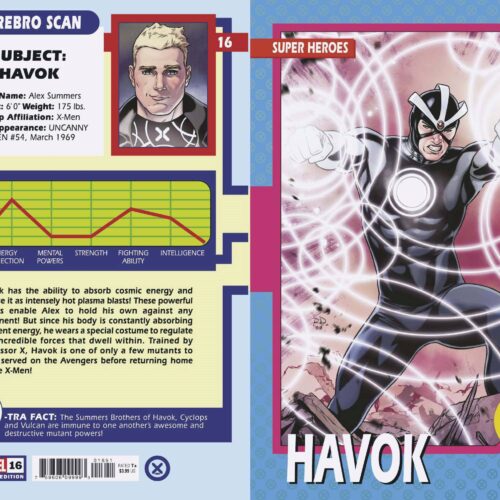 STL242036 X-MEN #16 DAUTERMAN TRADING CARD VAR