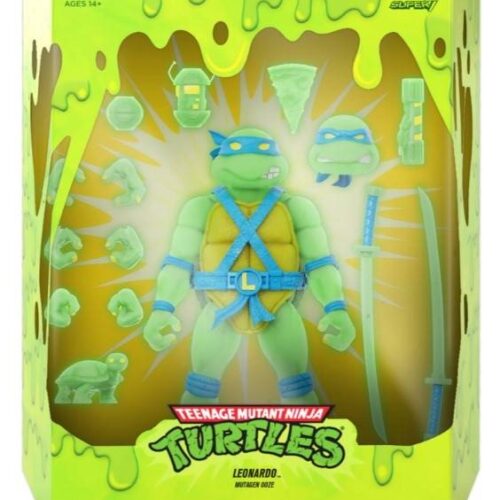 STL243278 TMNT ULTIMATES LEONARDO MUTAGEN OOZE GLOW FIG
