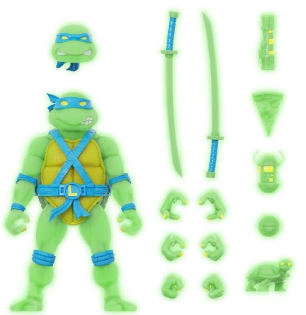 TMNT ULTIMATES LEONARDO MUTAGEN OOZE GLOW FIG
