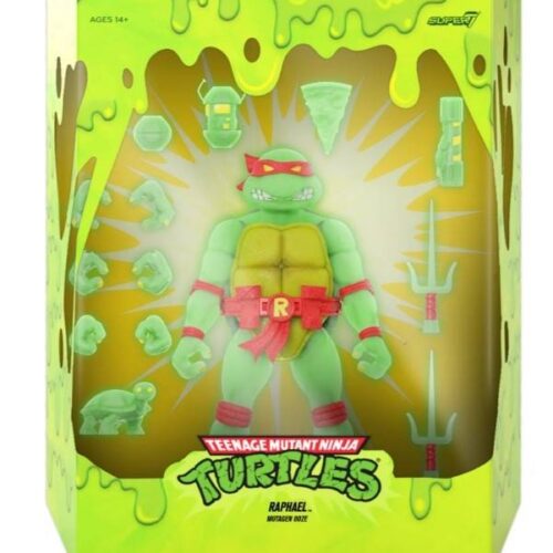 STL243280 TMNT ULTIMATES RAPHAEL MUTAGEN OOZE GLOW FIG