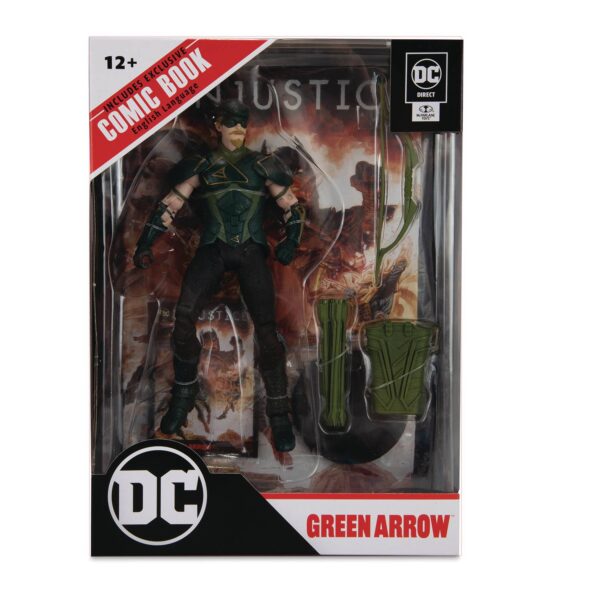 DC DIRECT INJUSTICE 2 GREEN ARROW 7IN AF W/COMIC