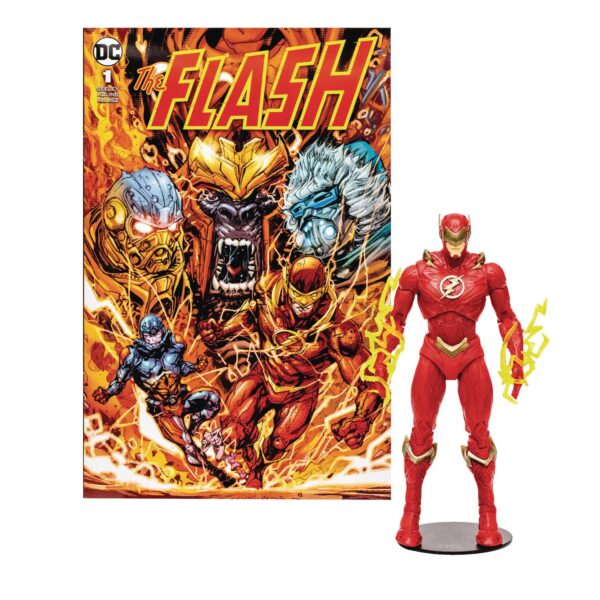 STL244556 DC DIRECT FLASH WV BARRY ALLEN 7IN AF W/COMIC