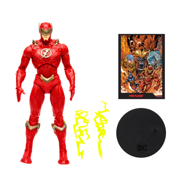 STL244556_2 DC DIRECT FLASH WV BARRY ALLEN 7IN AF W/COMIC