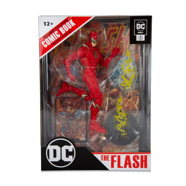 STL244556_7 DC DIRECT FLASH WV BARRY ALLEN 7IN AF W/COMIC