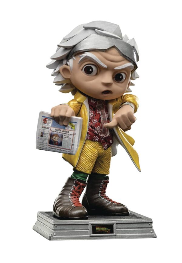 STL246046 MINICO BACK TO THE FUTURE DOC BROWN PVC STATUE