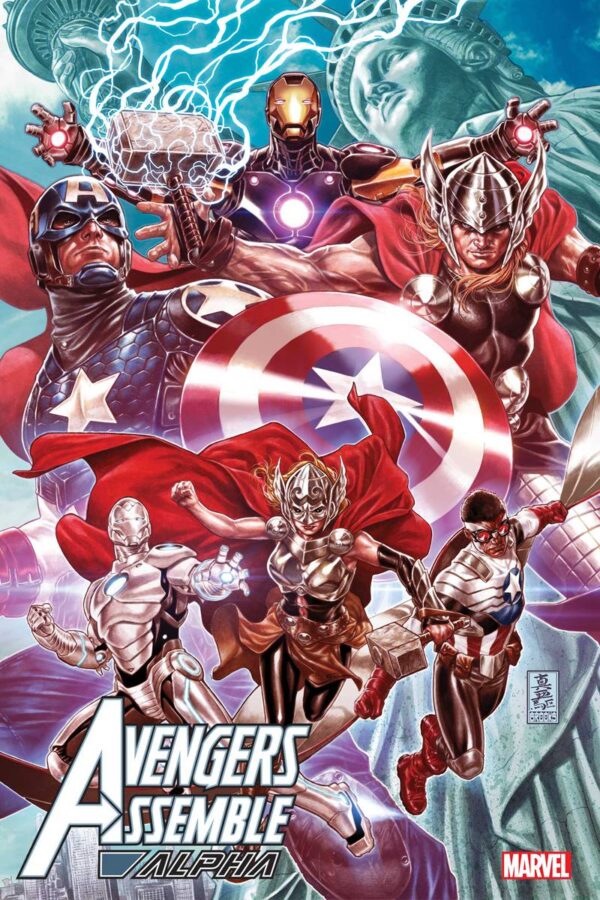 AVENGERS ASSEMBLE ALPHA #1 50 COPY INCV BROOKS HIDDEN GEM