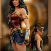 DC WW84 WONDER WOMAN & YOUNG DIANA DLX ART SCALE 1/10 STATUE
