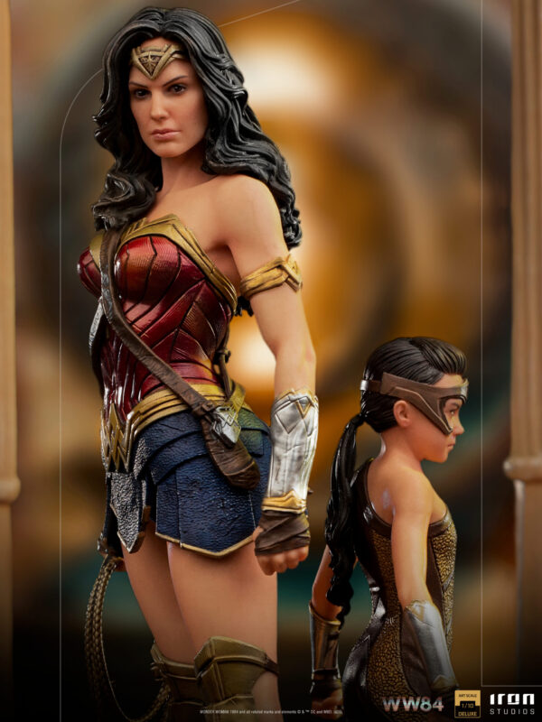 DC WW84 WONDER WOMAN & YOUNG DIANA DLX ART SCALE 1/10 STATUE