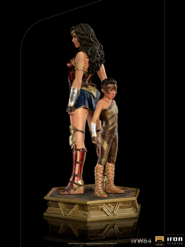 DC WW84 WONDER WOMAN & YOUNG DIANA DLX ART SCALE 1/10 STATUE