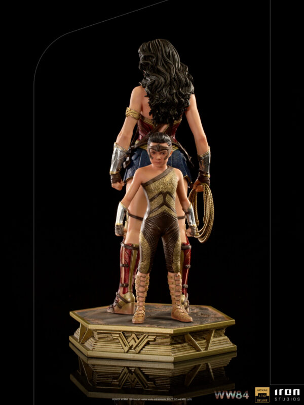 DC WW84 WONDER WOMAN & YOUNG DIANA DLX ART SCALE 1/10 STATUE
