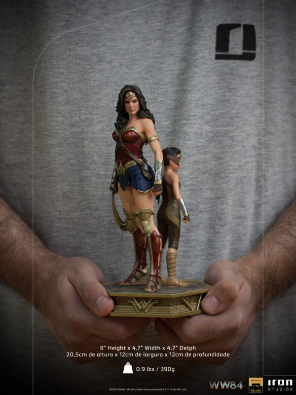 DC WW84 WONDER WOMAN & YOUNG DIANA DLX ART SCALE 1/10 STATUE