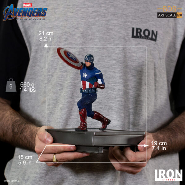 AVENGERS EG CAPTAIN AMERICA 2012 BDS ART SCALE 1/10 STATUE