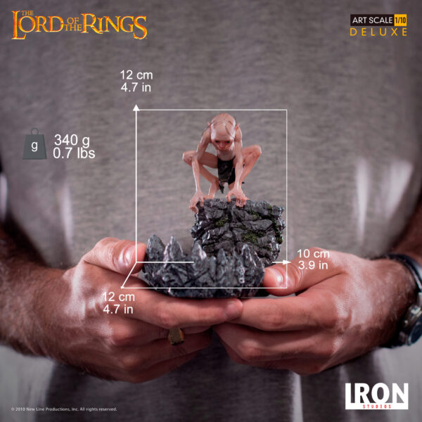 STL247040_3-scaled LORD OF THE RINGS GOLLUM ART SCALE 1/10 STATUE