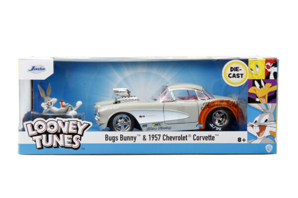 STL248058_6-scaled HWR BUGS BUNNY 1956 CHEVY CORVETTE W/FIG 1/24 DIE-CAST VEHICLE