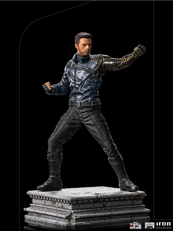STL248259_1 MARVEL FALCON & WINTER SOLIER BUCKY BDS ART SCALE 1/10 STATUE