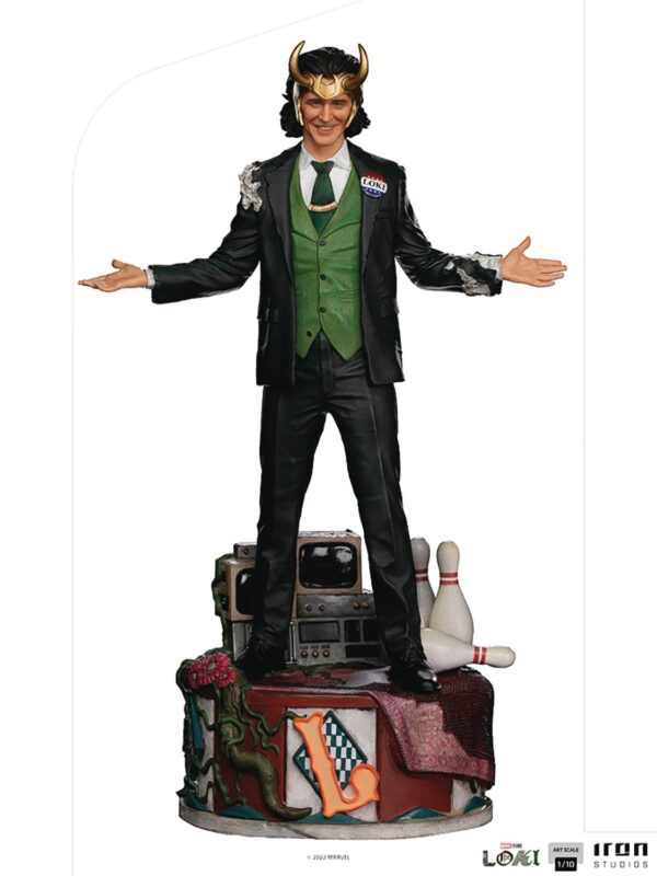 STL248260 MARVEL LOKI PRESIDENT VARIANT LOKI ART SCALE 1/10 STATUE