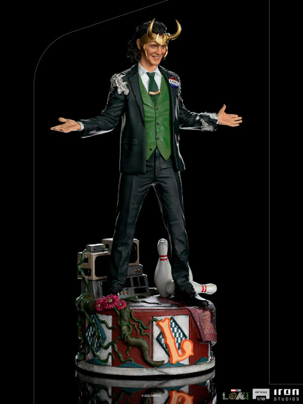 STL248260_3 MARVEL LOKI PRESIDENT VARIANT LOKI ART SCALE 1/10 STATUE