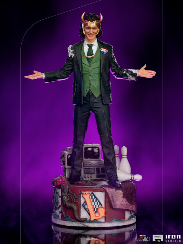 STL248260_4 MARVEL LOKI PRESIDENT VARIANT LOKI ART SCALE 1/10 STATUE
